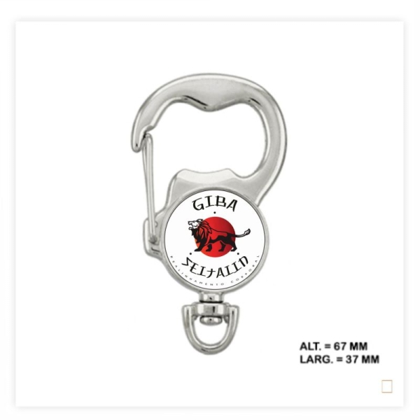 Chaveiro Mosquetão Personalizado Logo Empresa