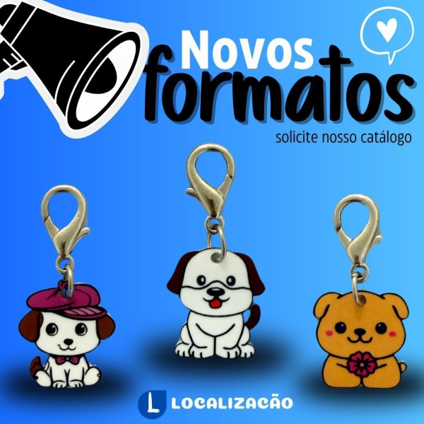 TAG de identificação LOCALIZACÃO para animais de estimação - Imagem 2